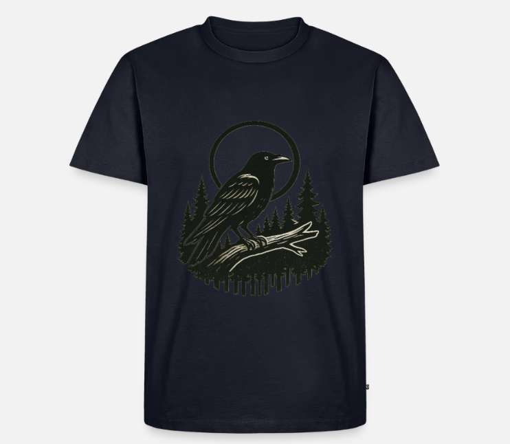 Tshirt Raven Design